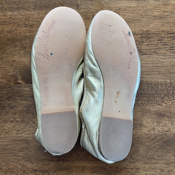 Sam Edelman Gold Felicia Flat - Picture 7 of 7